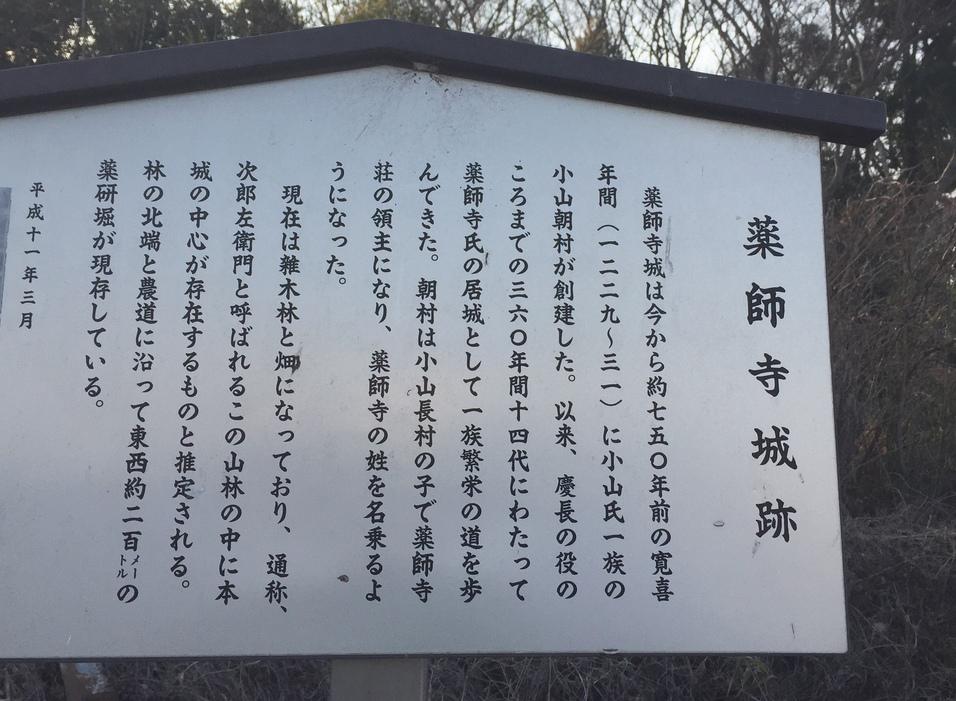 薬師寺城