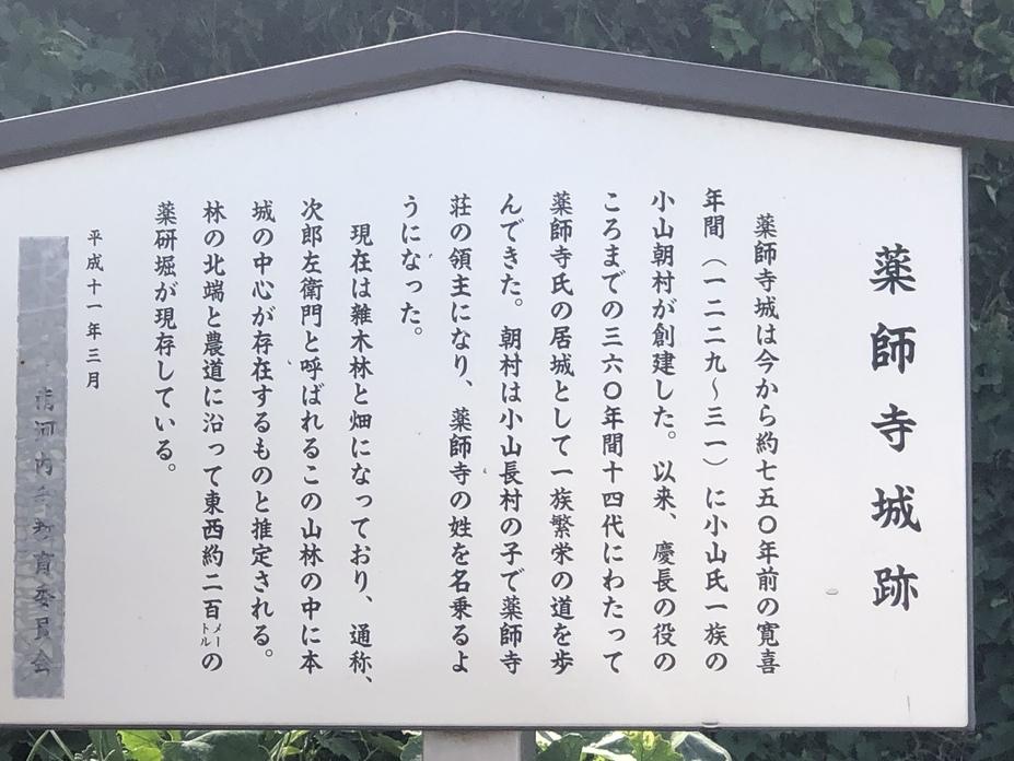 薬師寺城